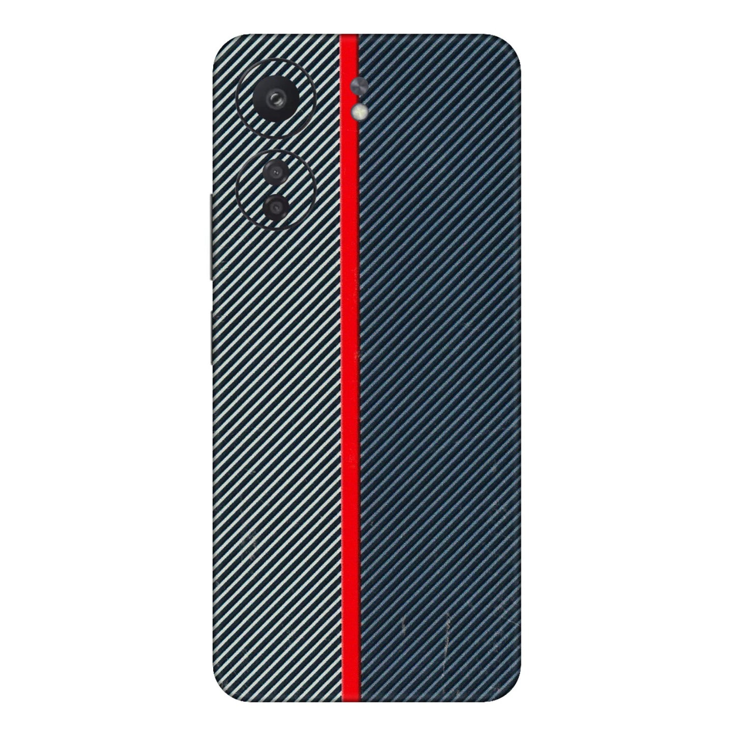 Xiaomi Redmi Phone Skins (All Models) - Blue Sober Lines - 3D Embossed Finish (L-305) Redmi 13C