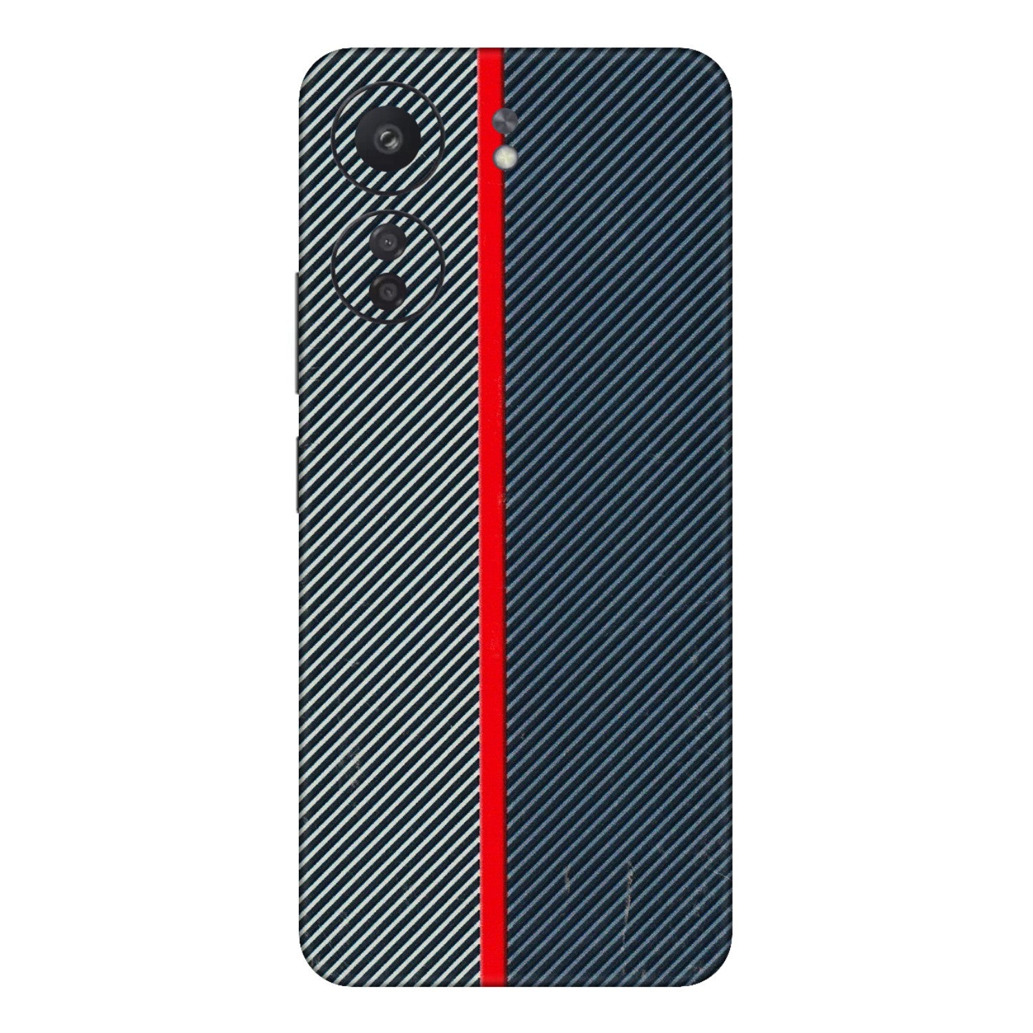 Xiaomi Redmi Phone Skins (All Models) - Blue Sober Lines - 3D Embossed Finish (L-305) Redmi 13C
