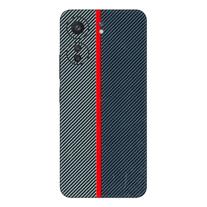 Xiaomi Redmi Phone Skins (All Models) - Blue Sober Lines - 3D Embossed Finish (L-305) Redmi 13C
