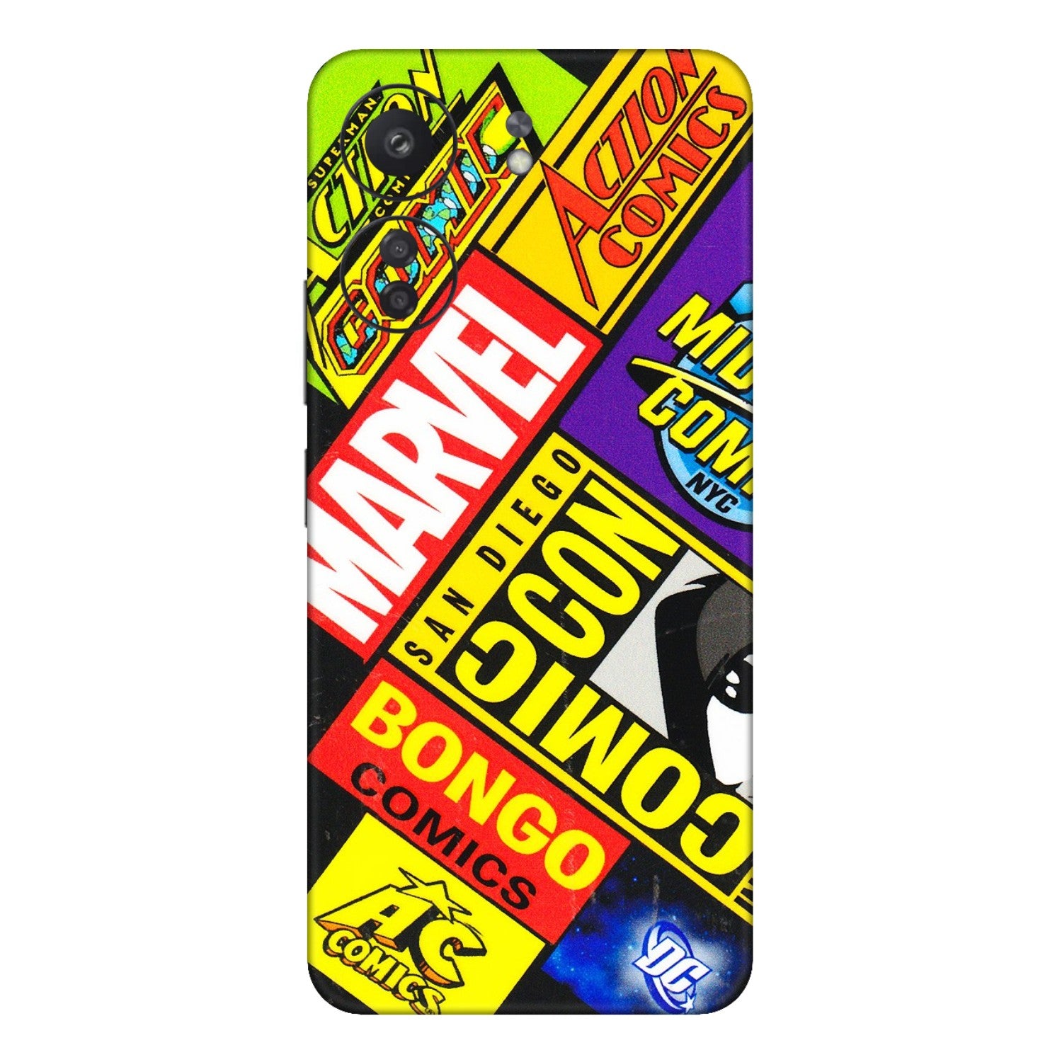 Xiaomi Redmi Phone Skins (All Models) - Bongo Comic Con - 3D Embossed Finish (L-325) Redmi 13C