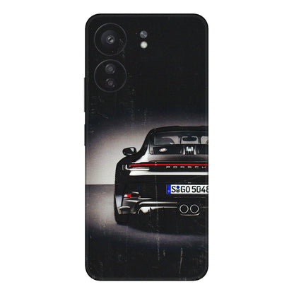 Xiaomi Redmi Phone Skins (All Models) - New Black Porsche GT3 - 3D Embossed Finish (L-327) Redmi 13C