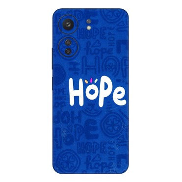 Xiaomi Redmi Phone Skins (All Models) - Hope Doodles Blue - 3D Embossed Finish (L-43) Redmi 13C