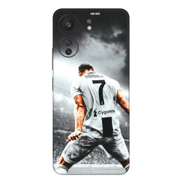 Xiaomi Redmi Phone Skins (All Models) - Ronaldo CR7 Crazy - 3D Embossed Finish (L-44) Redmi 13C