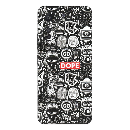 Xiaomi Redmi Phone Skins (All Models) - Dope Stay Classy Black Doodles - Matte Finish (M-126) Redmi 13C