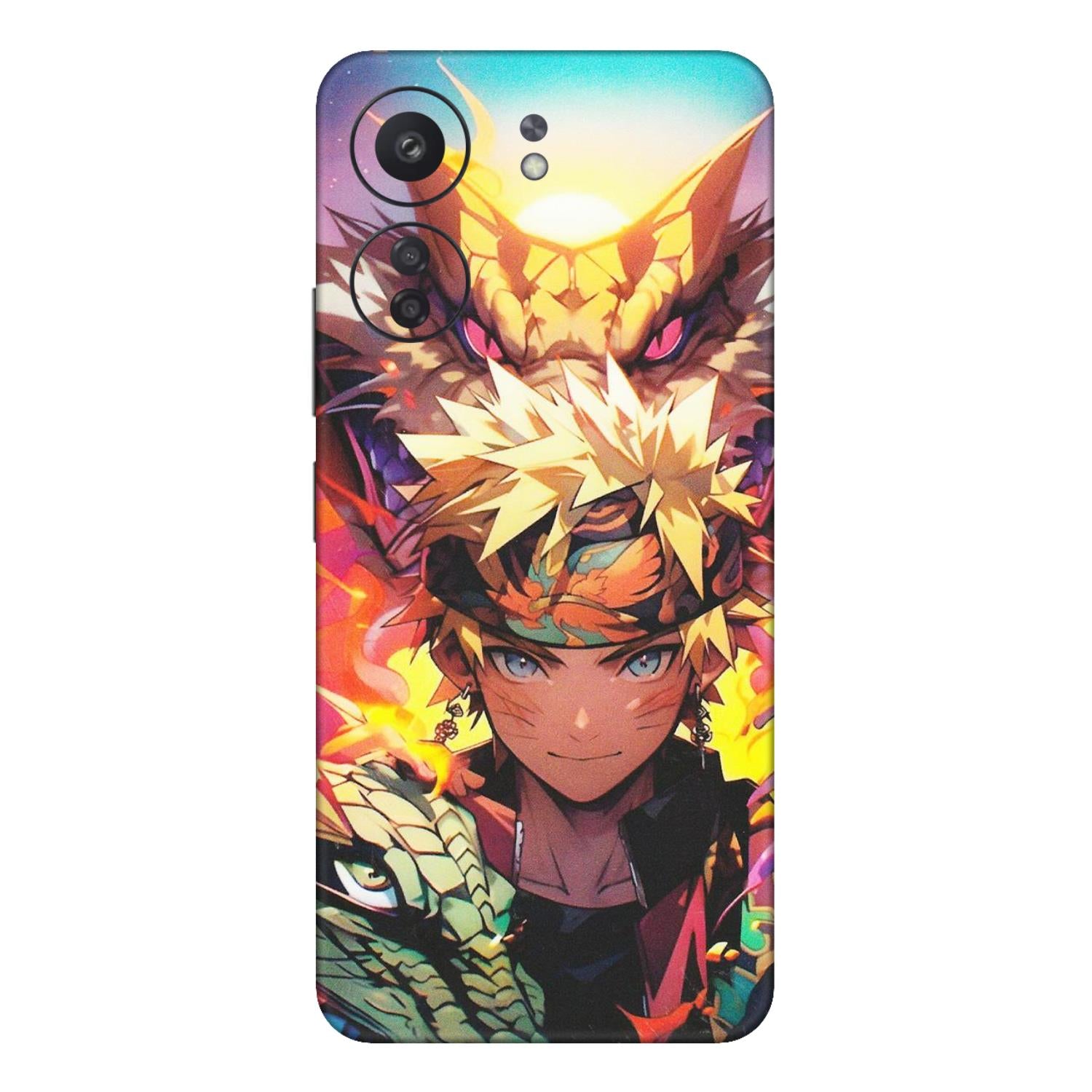 Xiaomi Redmi Phone Skins (All Models) - Angry Naruto Anime - Matte Finish (M-148) Redmi 13C