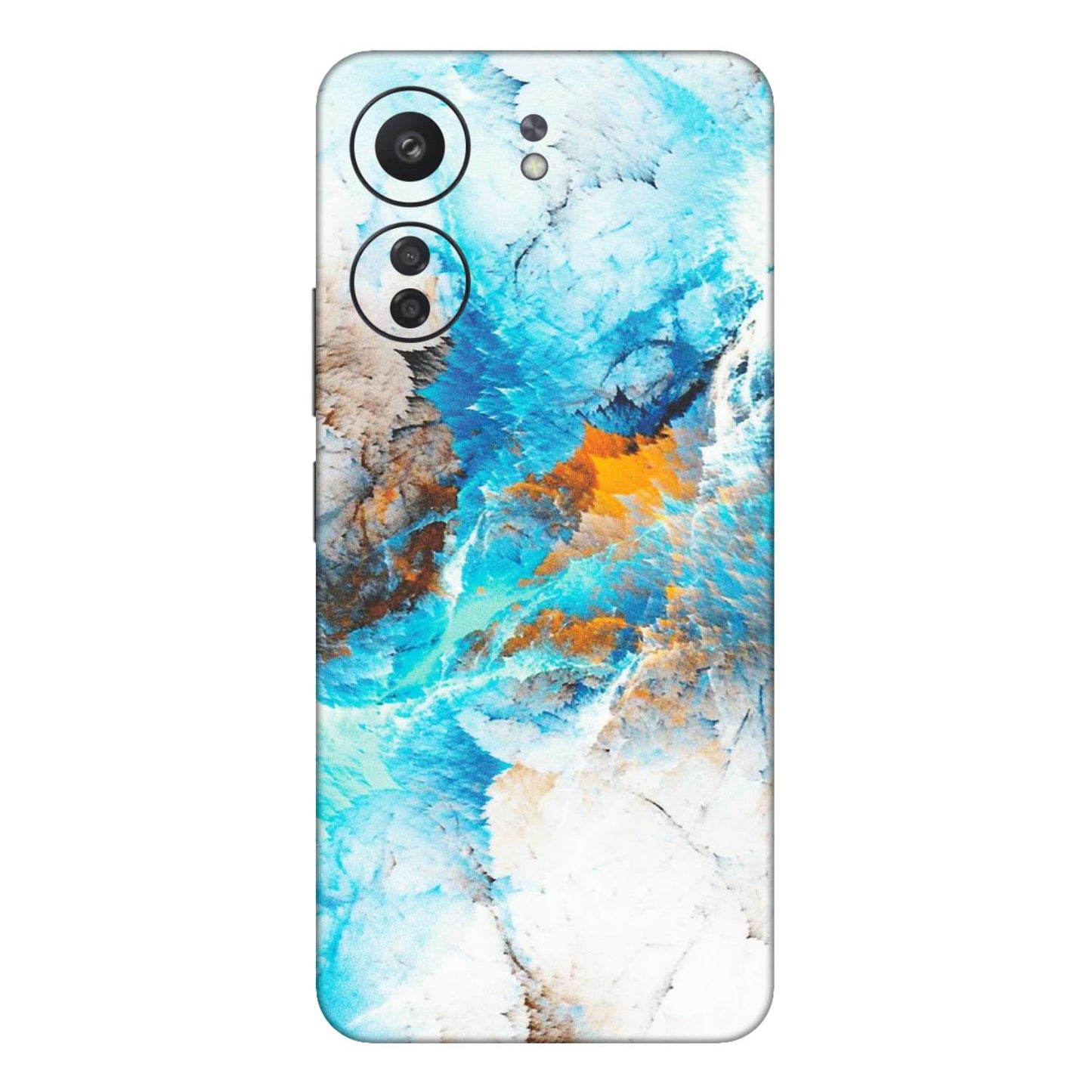 Xiaomi Redmi Phone Skins (All Models) - Blue Waves Abstract - Matte Finish (M-19) Redmi 13C