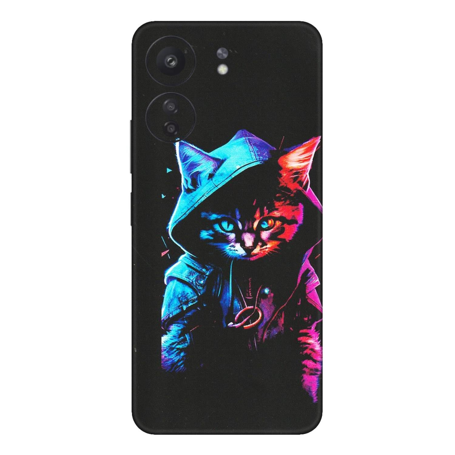 Xiaomi Redmi Phone Skins (All Models) - Cyberpunk Cat - Matte Finish (M-45) Redmi 13C