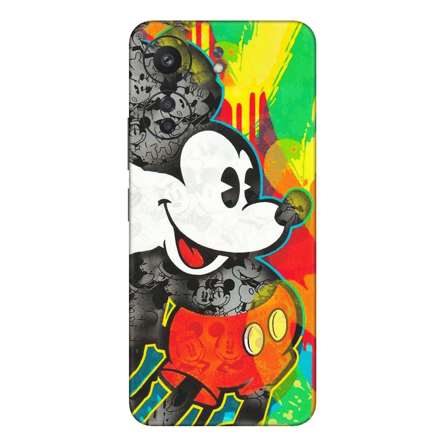 Xiaomi Redmi Phone Skins (All Models) - Multiple Mickey With Colourful Texture - Matte Finish (M-84) Redmi 13C