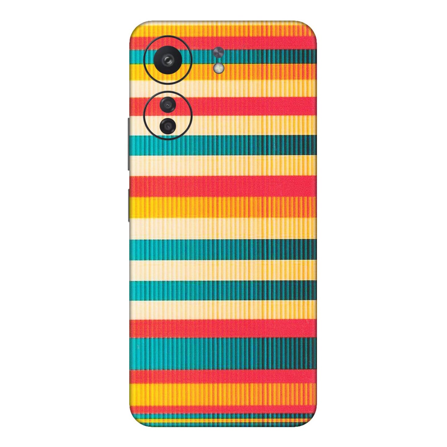 Xiaomi Redmi Phone Skins (All Models) - Colourful Stripes Soothing Effect - Matte Finish (M-86) Redmi 13C