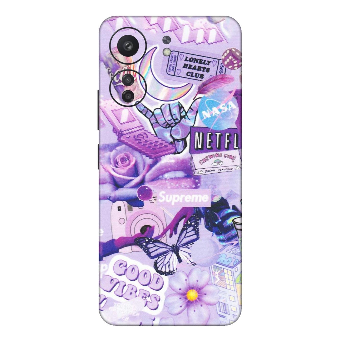 Xiaomi Redmi Phone Skins (All Models) - Supreme Purple Magic - Matte Finish (M-88) Redmi 13C