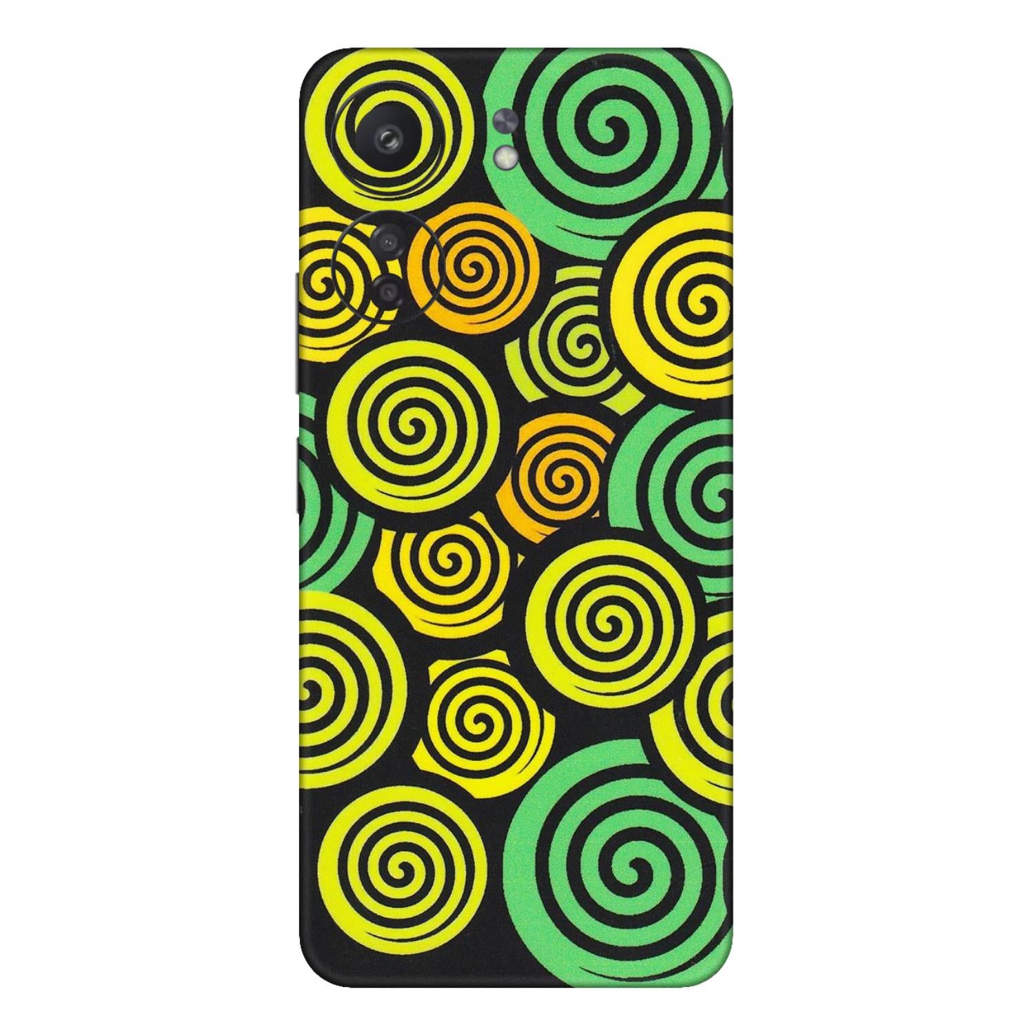 Xiaomi Redmi Phone Skins (All Models) - Crazy Spiral - Matte Finish (M-91) Redmi 13C
