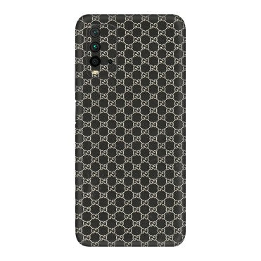 Xiaomi Redmi Phone Skins (All Models) - Black G Print - 3D Embossed Finish (L-109) Redmi 9 Power