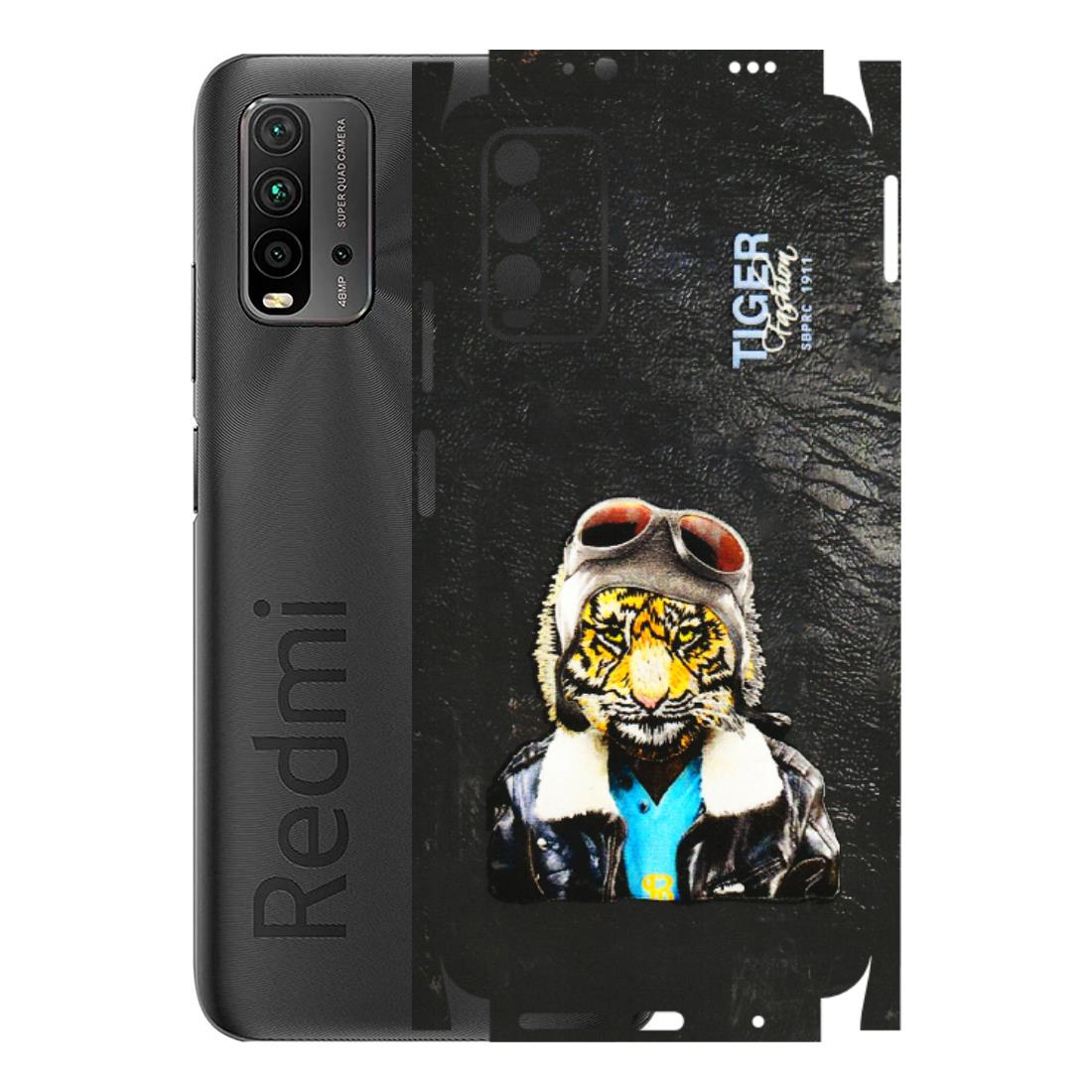 Xiaomi Redmi Phone Skins (All Models) - Rider Tiger - 3D Embossed Finish (L-113) Redmi 9 Power