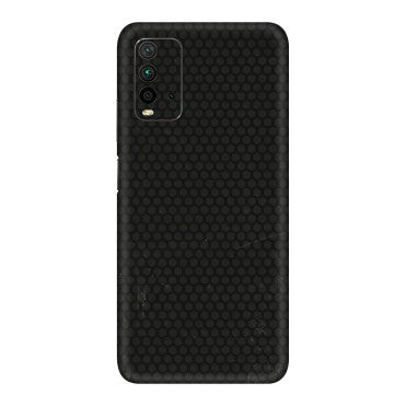 Xiaomi Redmi Phone Skins (All Models) - Black honeycomb - 3D Embossed Finish (L-114) Redmi 9 Power
