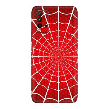 Xiaomi Redmi Phone Skins (All Models) - Classic Spidey Web - 3D Embossed Finish (L-115) Redmi 9 Power