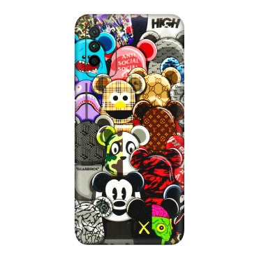 Xiaomi Redmi Phone Skins (All Models) - More Mickey Mouses - 3D Embossed Finish (L-118) Redmi 9 Power