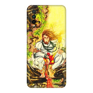 Xiaomi Redmi Phone Skins (All Models) - Lord Hanuman - 3D Embossed Finish (L-152) Redmi 9 Power