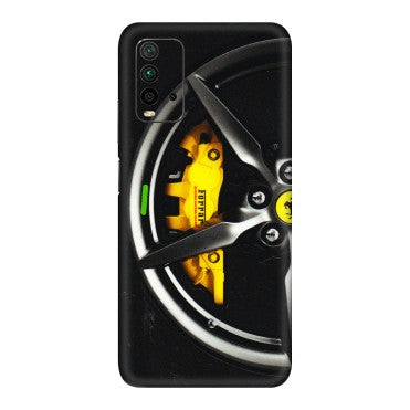 Xiaomi Redmi Phone Skins (All Models) - Ferrari Wheel Alloy - 3D Embossed Finish (L-173) Redmi 9 Power