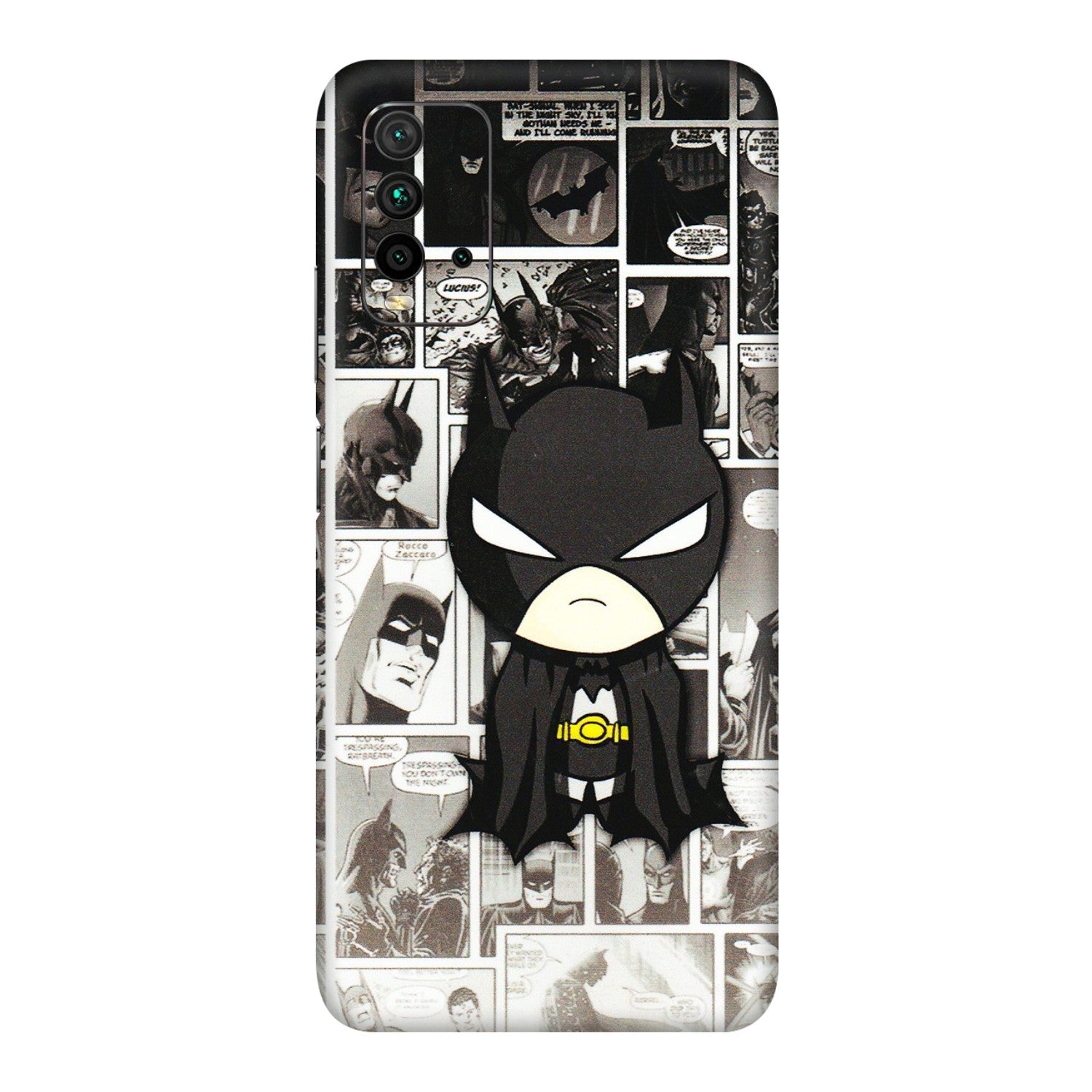 Xiaomi Redmi Phone Skins (All Models) - Toon Batman - 3D Embossed Finish (L-182) Redmi 9 Power
