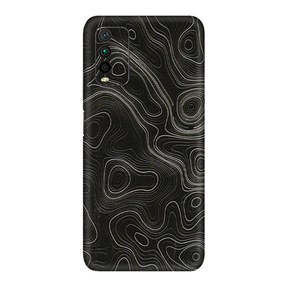 Xiaomi Redmi Phone Skins (All Models) - Black Swirl - 3D Embossed Finish (L-196) Redmi 9 Power