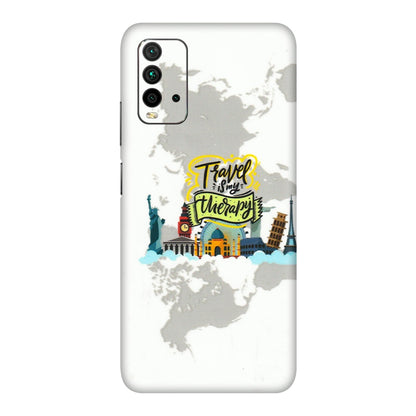 Xiaomi Redmi Phone Skins (All Models) - Travel Therapy - 3D Embossed Finish (L-199) Redmi 9 Power