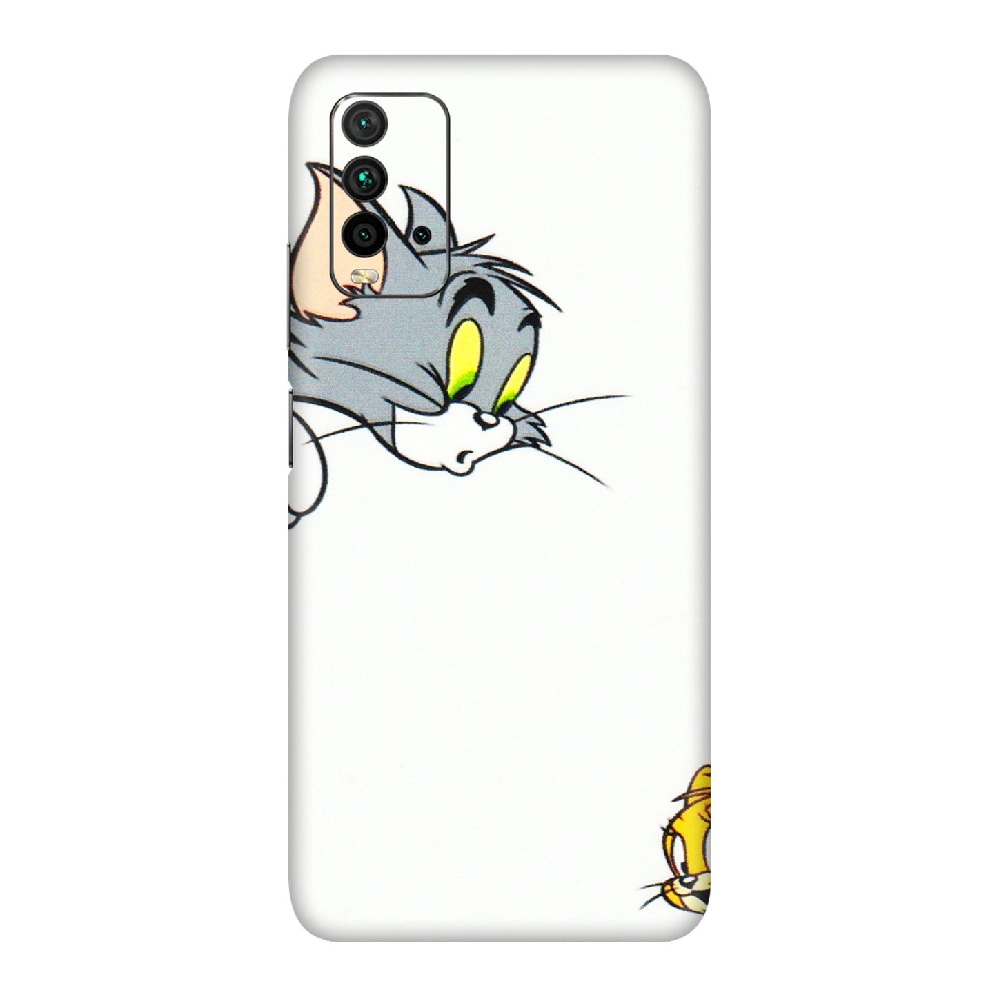 Xiaomi Redmi Phone Skins (All Models) - Cute Tom And Jerry - 3D Embossed Finish (L-220) Redmi 9 Power
