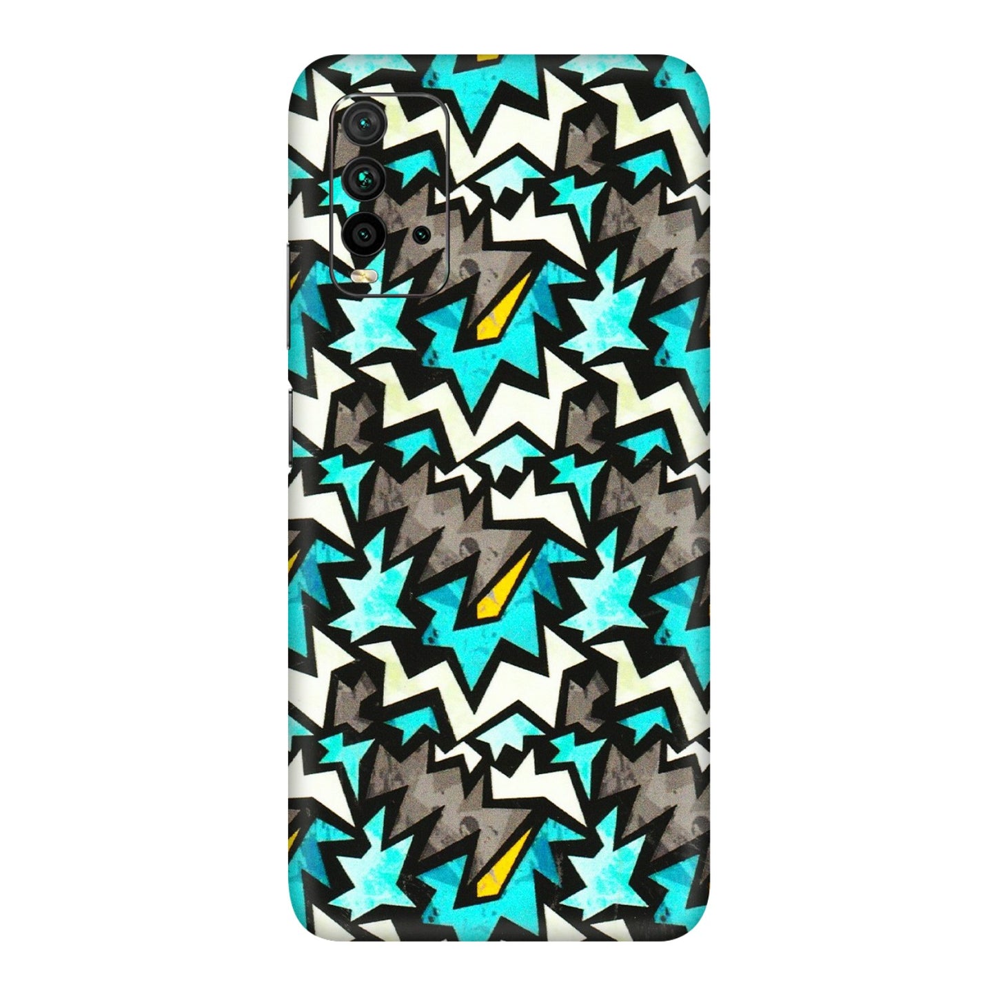 Xiaomi Redmi Phone Skins (All Models) - Funky Zig Zag - 3D Embossed Finish (L-223) Redmi 9 Power