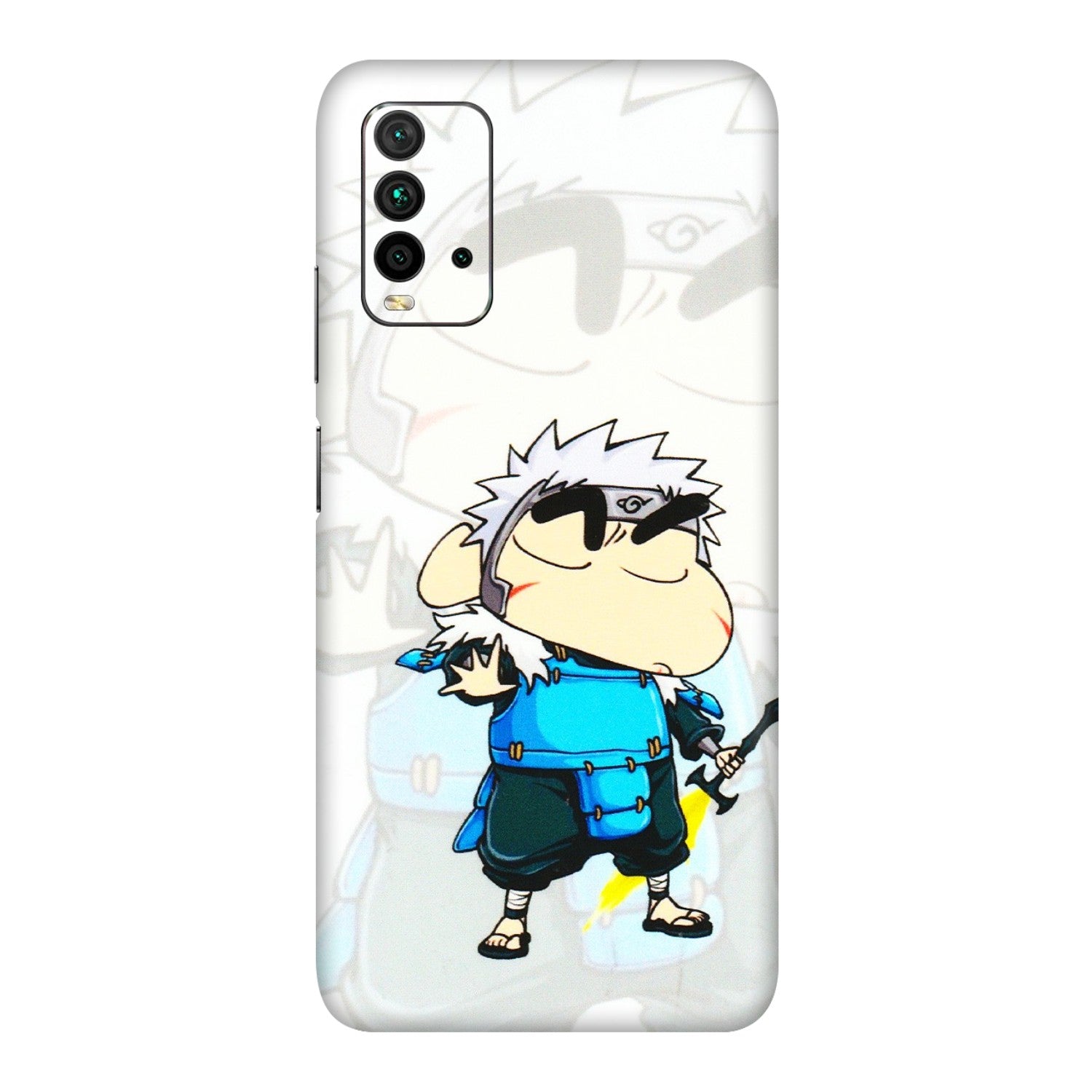 Xiaomi Redmi Phone Skins (All Models) - Angry Young Shinchan - 3D Embossed Finish (L-226) Redmi 9 Power