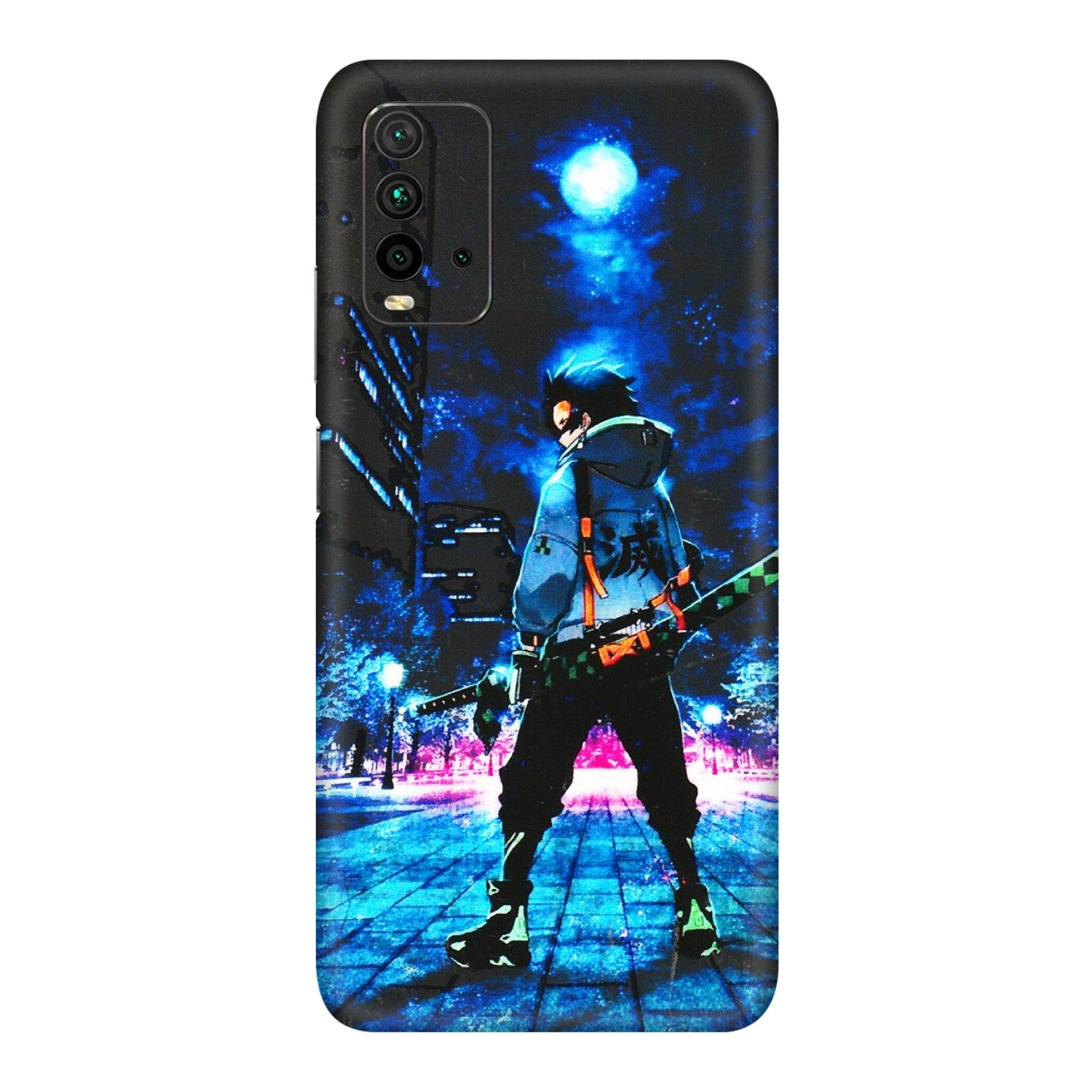 Xiaomi Redmi Phone Skins (All Models) - Demon Slayer Sword - 3D Embossed Finish (L-247) Redmi 9 Power