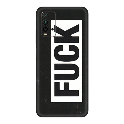 Xiaomi Redmi Phone Skins (All Models) - The F Word - 3D Embossed Finish (L-255) Redmi 9 Power