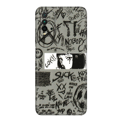 Xiaomi Redmi Phone Skins (All Models) - Never Have Love Anime - 3D Embossed Finish (L-260) Redmi 9 Power
