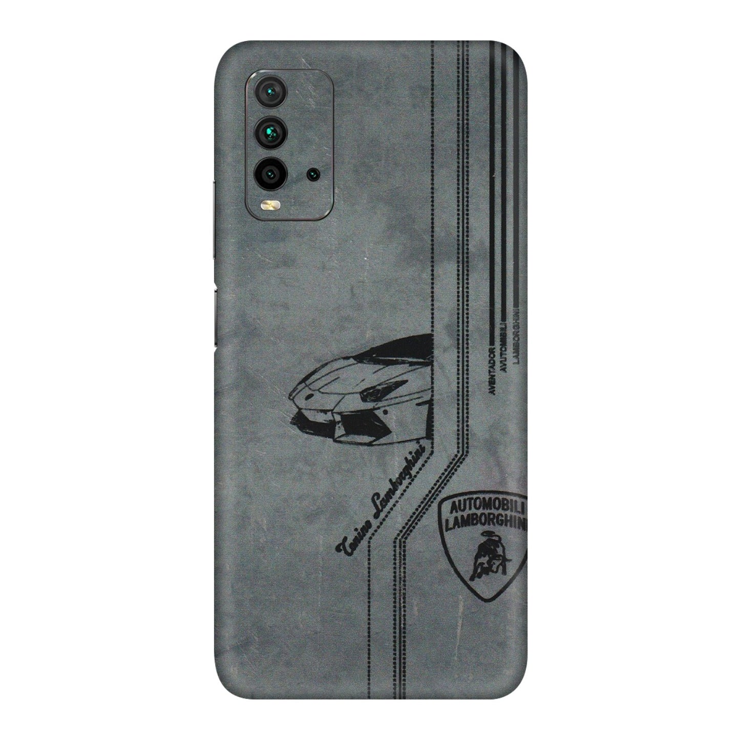 Xiaomi Redmi Phone Skins (All Models) - New Lamborgini Aventador - 3D Embossed Finish (L-321) Redmi 9 Power