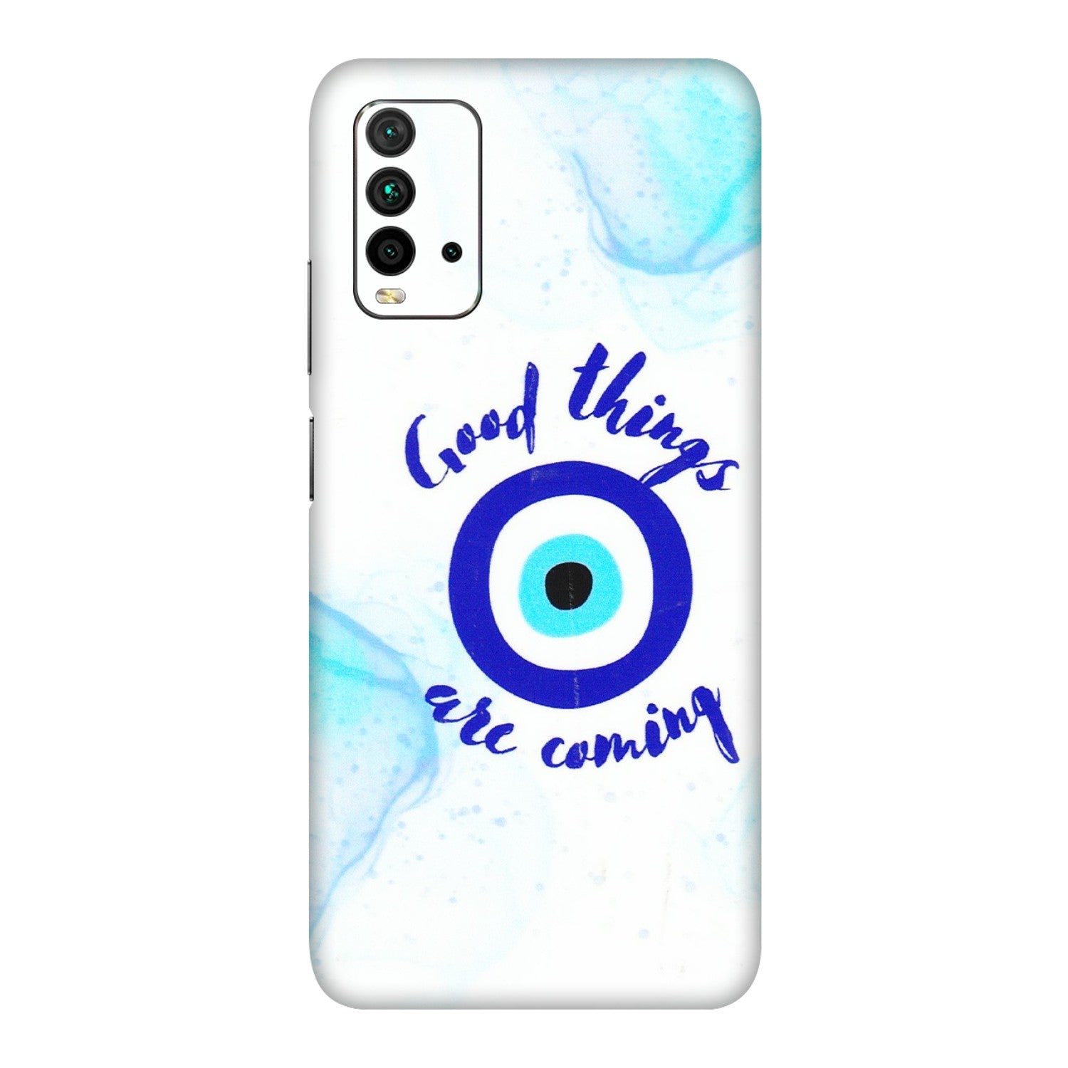 Xiaomi Redmi Phone Skins (All Models) - Evil Eye Good Things Are Coming - 3D Embossed Finish (L-322) Redmi 9 Power