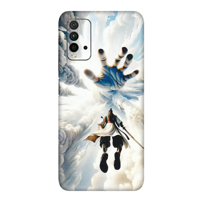 Xiaomi Redmi Phone Skins (All Models) - Big Hand With Monkey King - 3D Embossed Finish (L-323) Redmi 9 Power