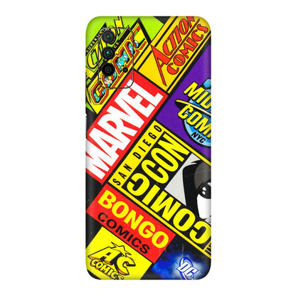 Xiaomi Redmi Phone Skins (All Models) - Bongo Comic Con - 3D Embossed Finish (L-325) Redmi 9 Power