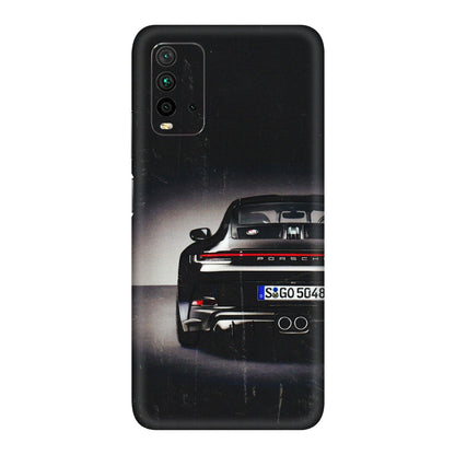 Xiaomi Redmi Phone Skins (All Models) - New Black Porsche GT3 - 3D Embossed Finish (L-327) Redmi 9 Power