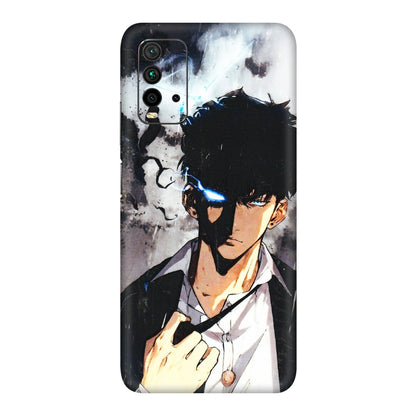 Xiaomi Redmi Phone Skins (All Models) - Sung Jinwoo Manhwa Anime - 3D Embossed Finish (L-328) Redmi 9 Power
