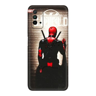 Xiaomi Redmi Phone Skins (All Models) - Deadpool - 3D Embossed Finish (L-56) Redmi 9 Power