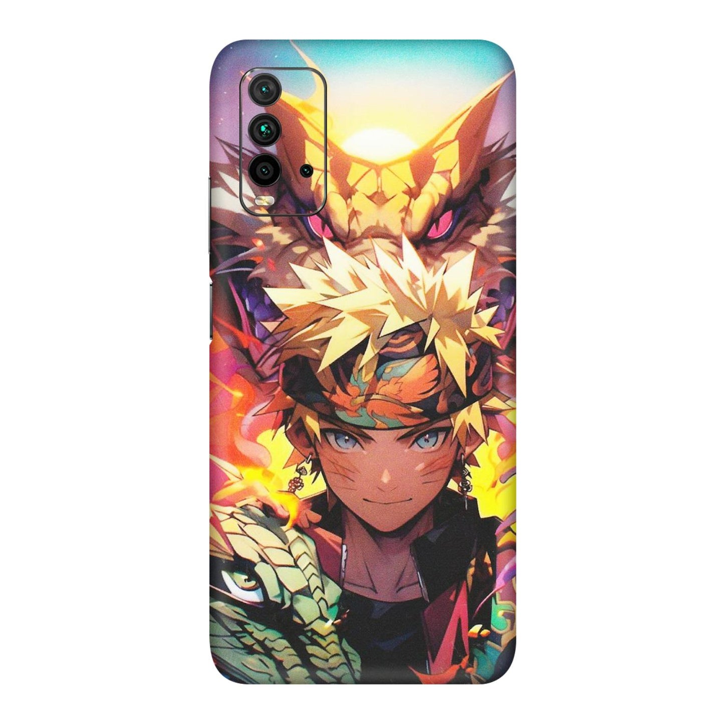 Xiaomi Redmi Phone Skins (All Models) - Angry Naruto Anime - Matte Finish (M-148) Redmi 9 Power