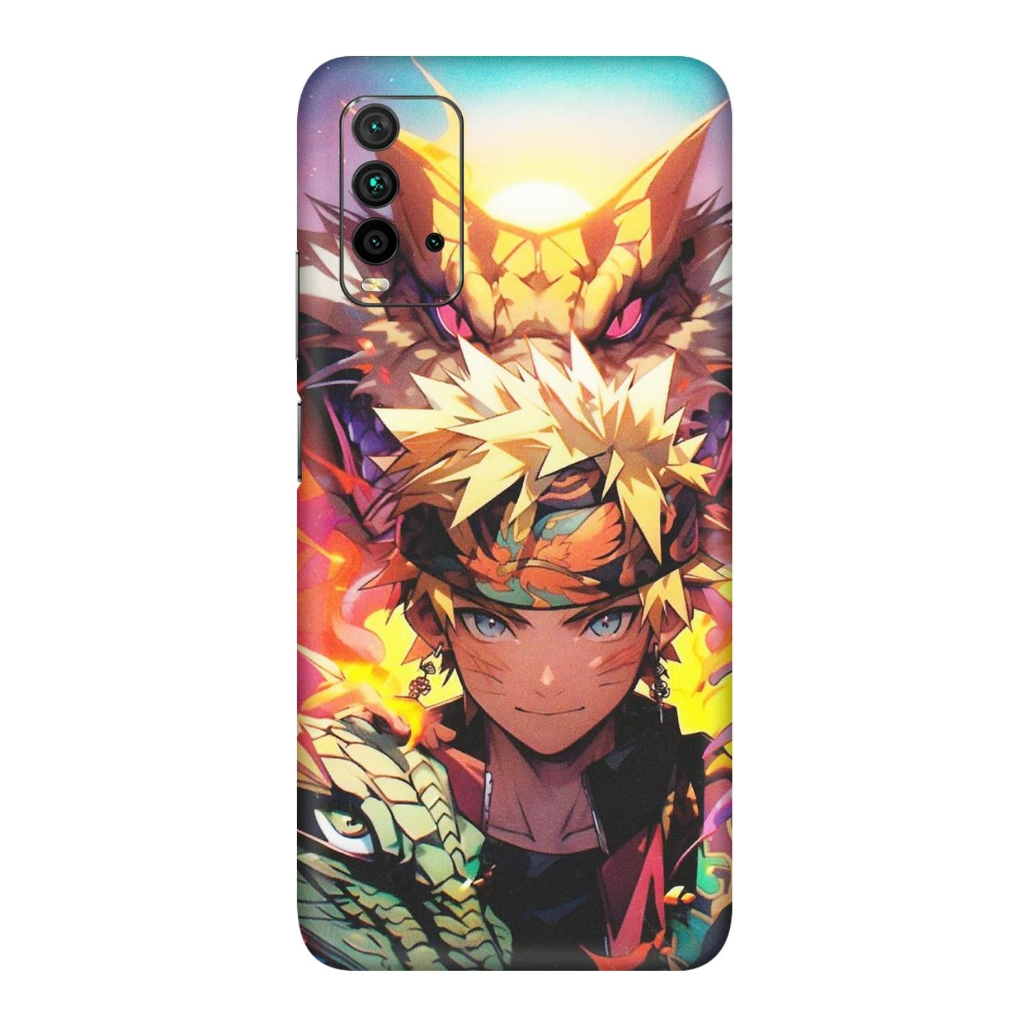 Xiaomi Redmi Phone Skins (All Models) - Angry Naruto Anime - Matte Finish (M-148) Redmi 9 Power