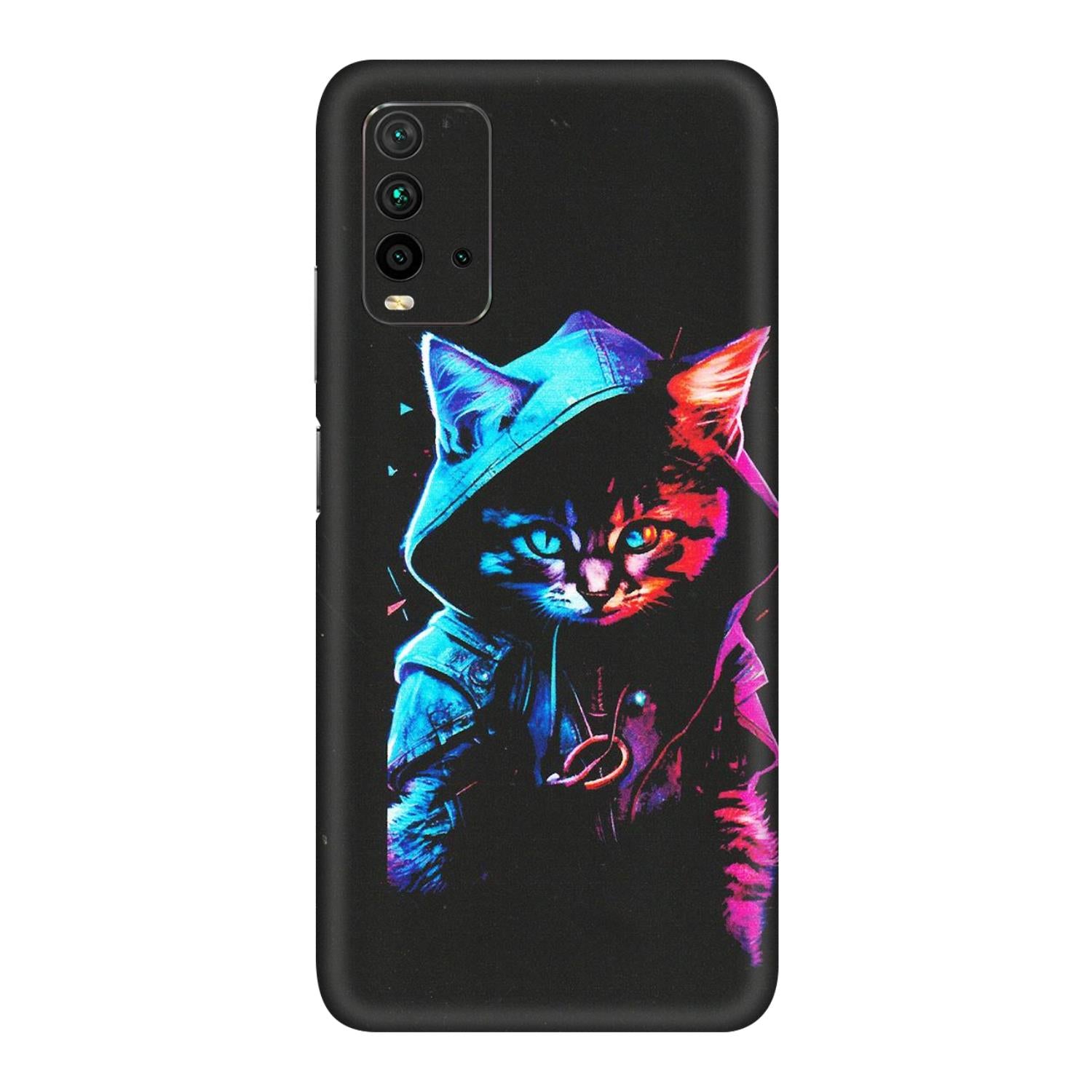 Xiaomi Redmi Phone Skins (All Models) - Cyberpunk Cat - Matte Finish (M-45) Redmi 9 Power