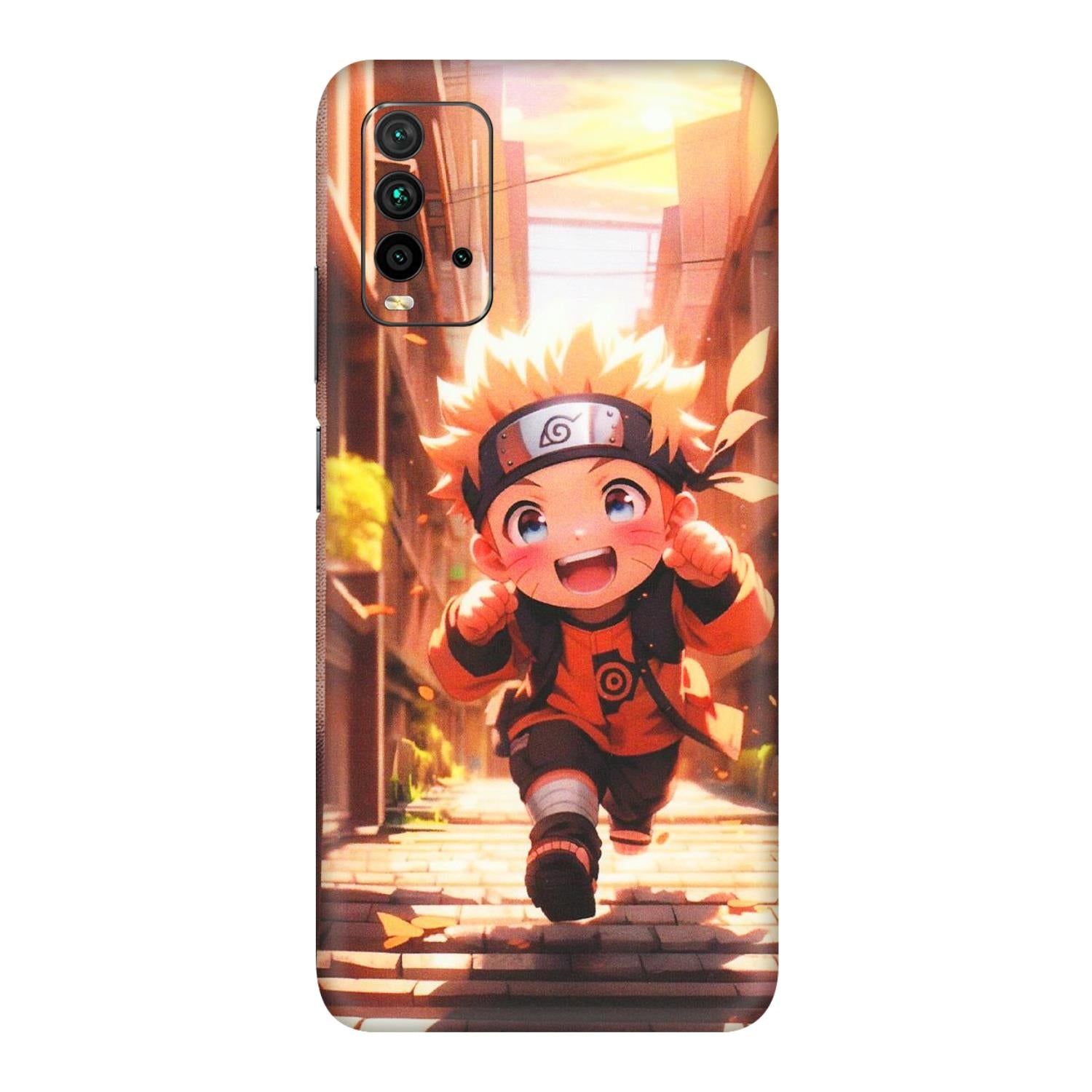 Xiaomi Redmi Phone Skins (All Models) - Naruto Cute Toon Running - Matte Finish (M-04) Redmi 9 Power