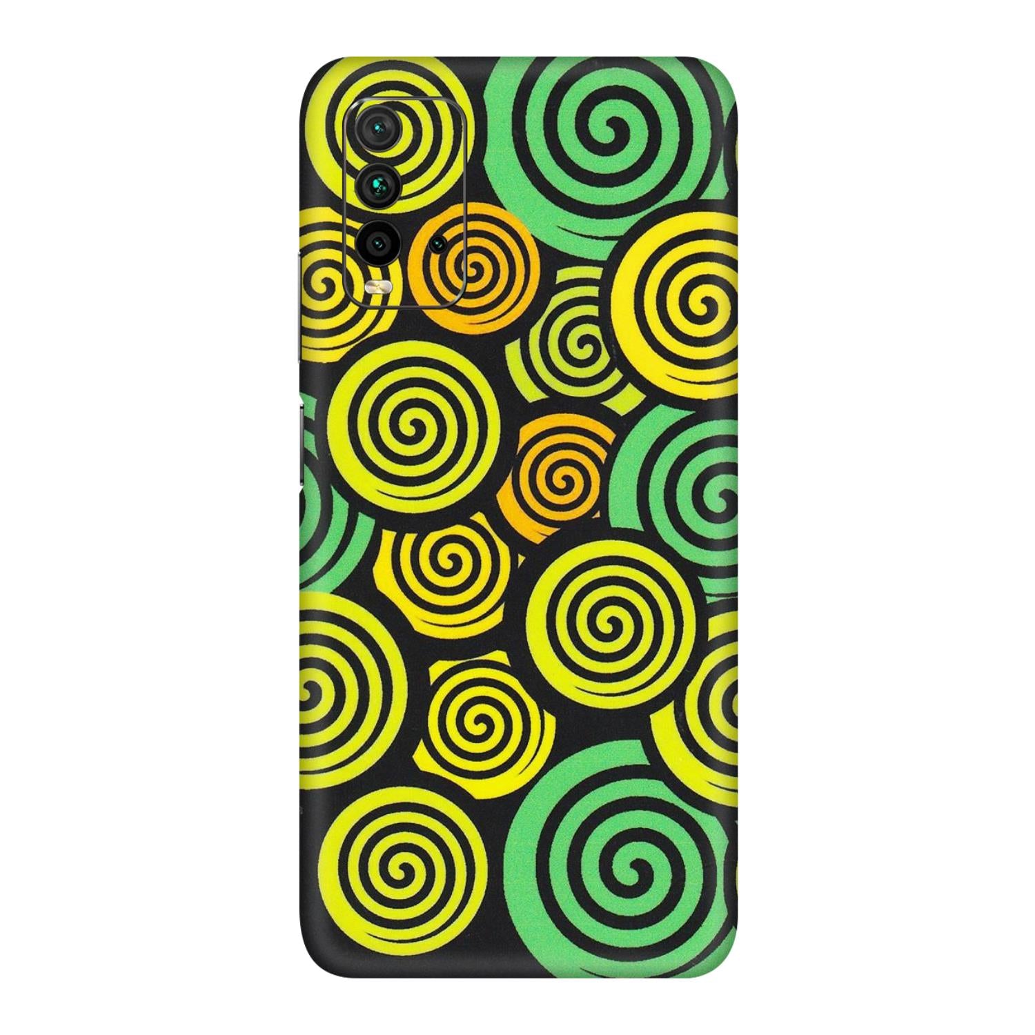 Xiaomi Redmi Phone Skins (All Models) - Crazy Spiral - Matte Finish (M-91) Redmi 9 Power