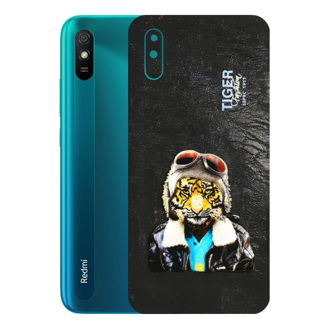 Xiaomi Redmi Phone Skins (All Models) - Rider Tiger - 3D Embossed Finish (L-113) Redmi 9i