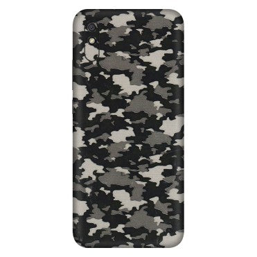Xiaomi Redmi Phone Skins (All Models) - Black/Grey Camoflaunge - 3D Embossed Finish (L-142) Redmi 9i