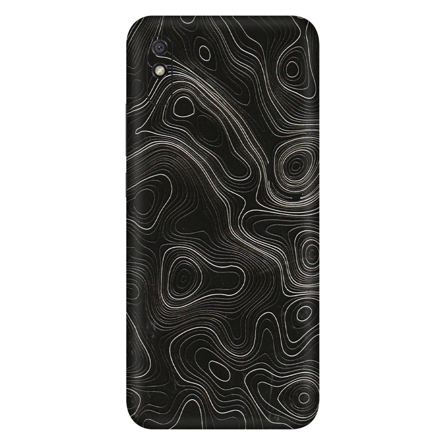 Xiaomi Redmi Phone Skins (All Models) - Black Swirl - 3D Embossed Finish (L-196) Redmi 9i