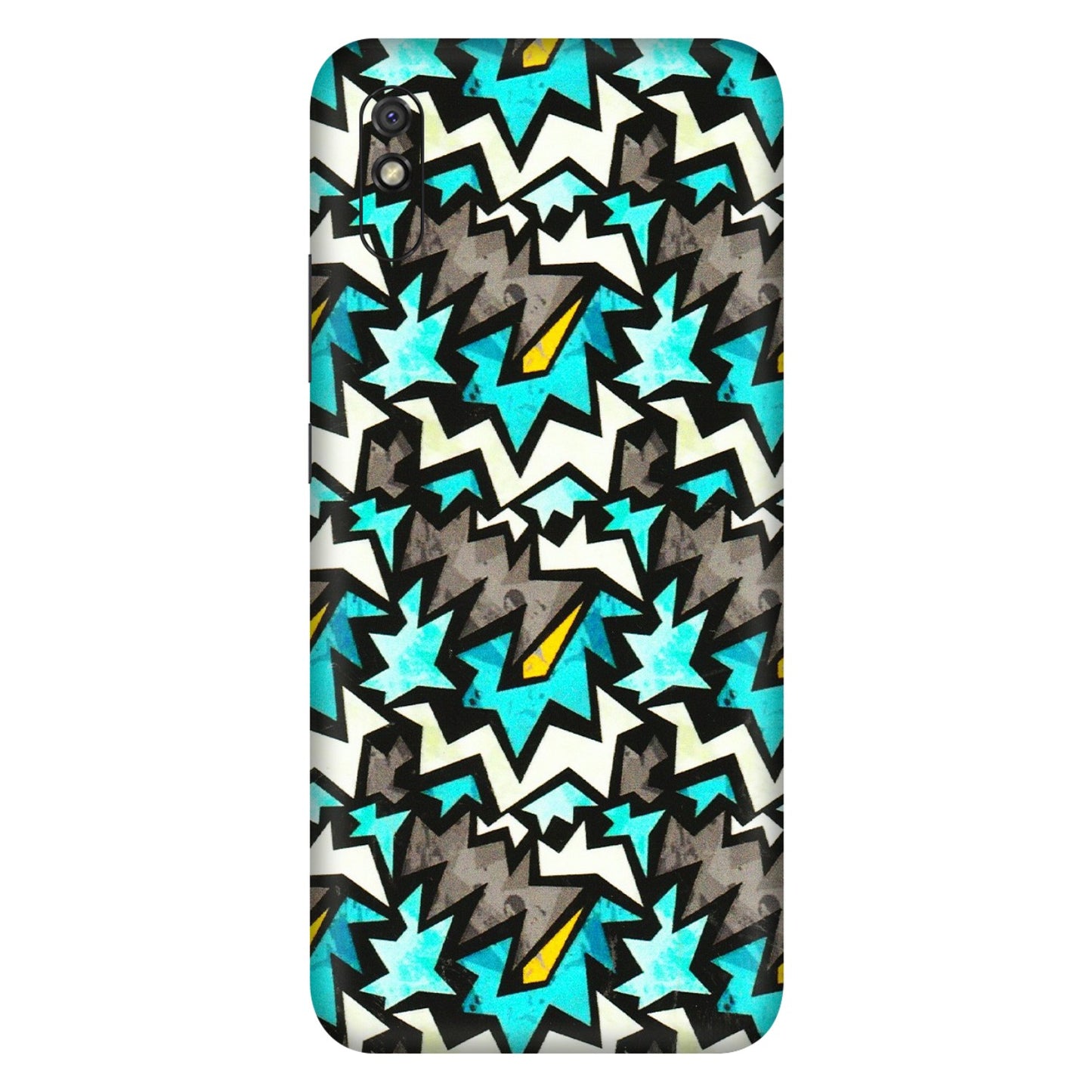 Xiaomi Redmi Phone Skins (All Models) - Funky Zig Zag - 3D Embossed Finish (L-223) Redmi 9i