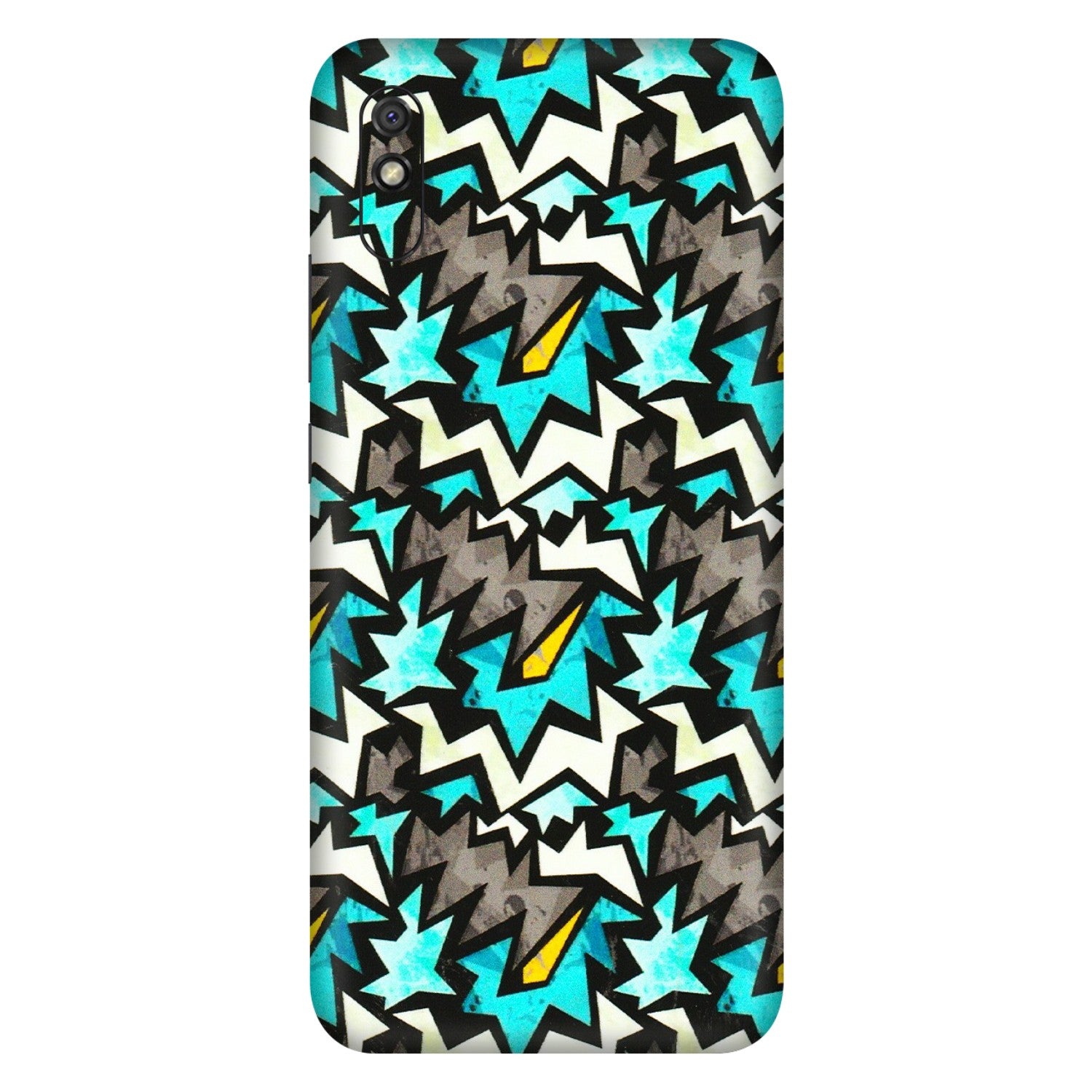 Xiaomi Redmi Phone Skins (All Models) - Funky Zig Zag - 3D Embossed Finish (L-223) Redmi 9i
