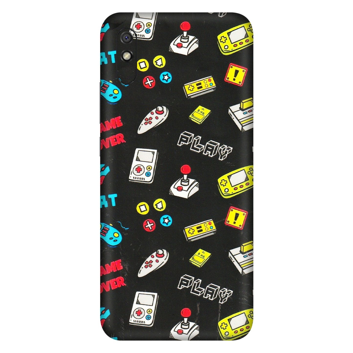 Xiaomi Redmi Phone Skins (All Models) - Gaming Doodles - 3D Embossed Finish (L-224) Redmi 9i