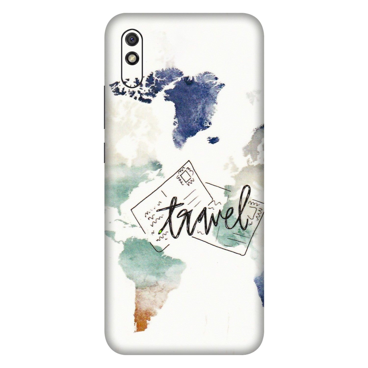 Xiaomi Redmi Phone Skins (All Models) - Travel The World - 3D Embossed Finish (L-232) Redmi 9i